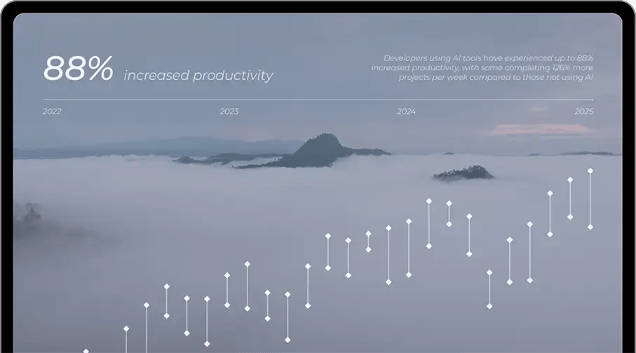 88% increased productivity stat