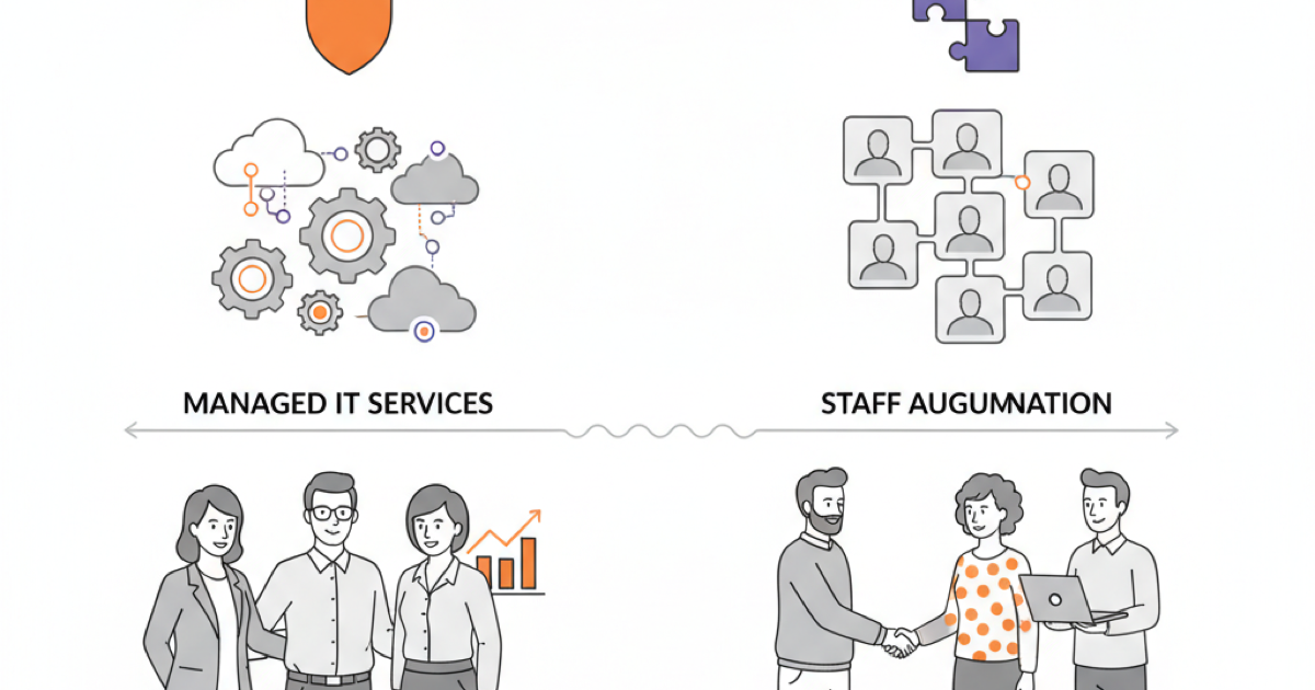 Managed IT Services vs Staff Augmentation: Complete Guide [2026]